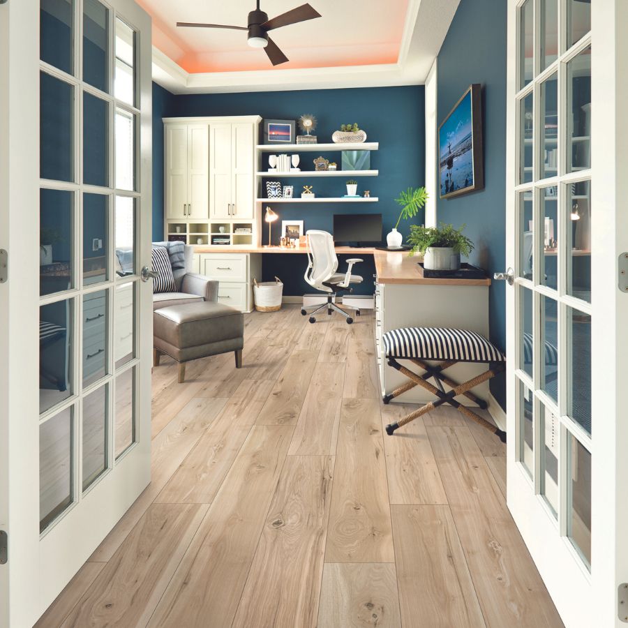 laminate flooring in office